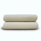 Mundo Textile Bath Sheet in Cream, 100 x 160 cm