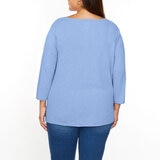 Kirkland Signature Ladies Boatneck Tee in Blue