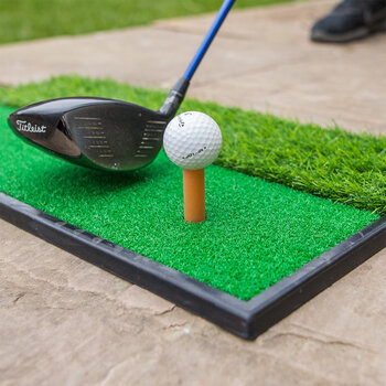 QUICKPLAY Tee-Off Golf Mat With Dual Surface
