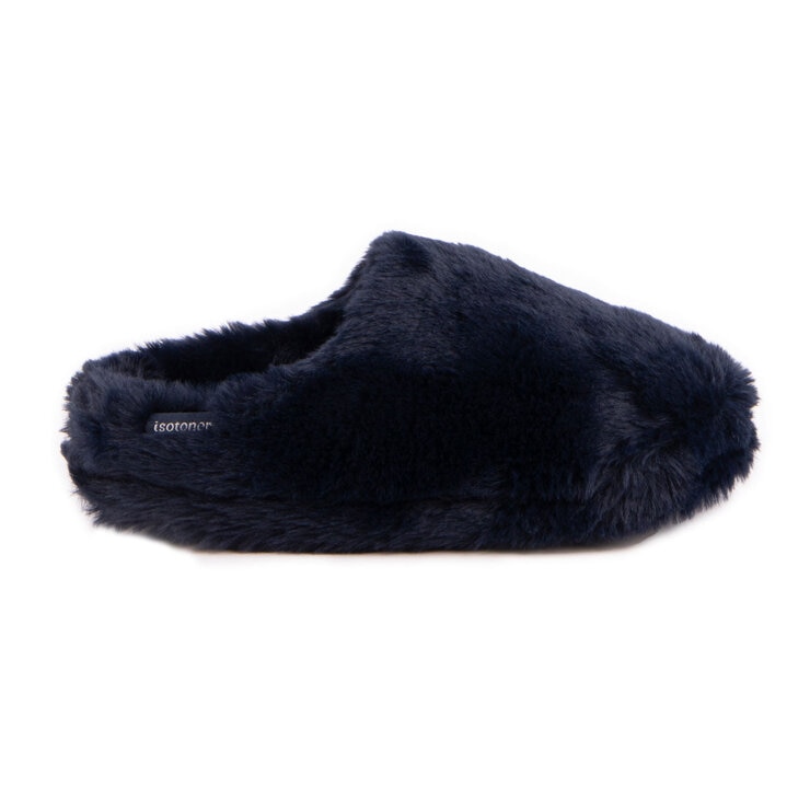 Totes Isotoner Pillowstep Women's Mule Slippers in Navy