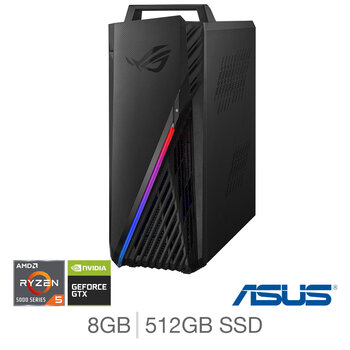 ASUS ROG Strix G15, AMD Ryzen 5, 8GB RAM, 512GB SSD, NVIDIA GeForce GTX 1650, Gaming Desktop PC, G15DK-R5600X176T