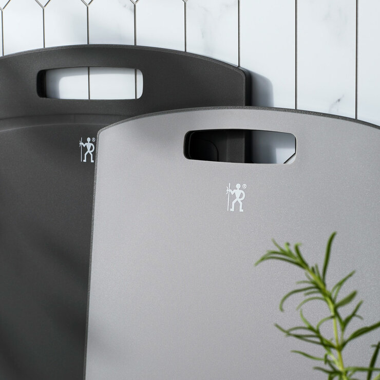 Henckels Cutting Board Set, 3 Piece in Grey