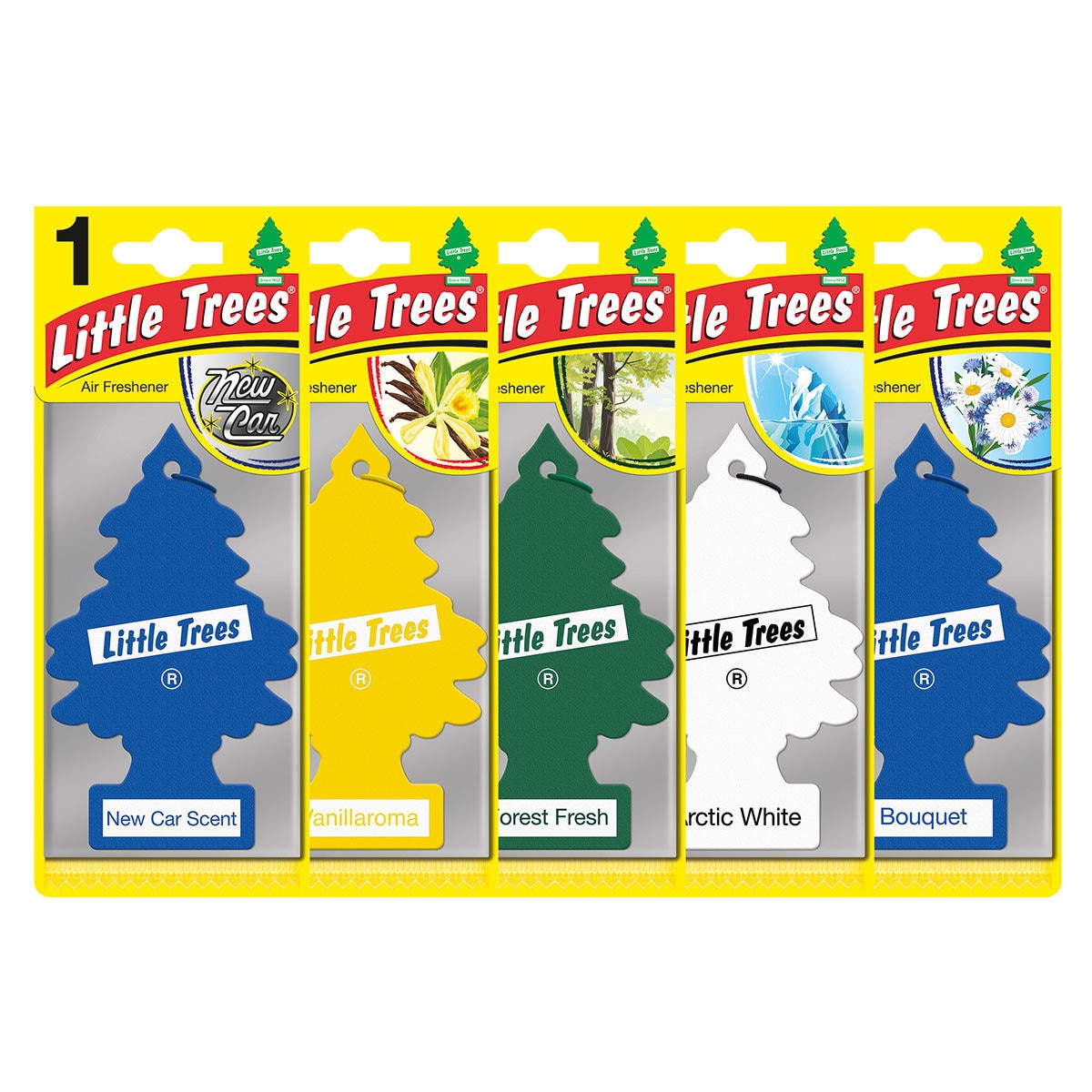 Little Trees Air Fresheners 6-Pack New Car Scent