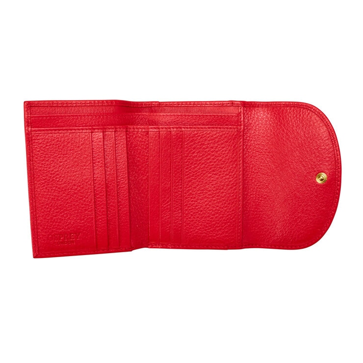 Osprey London Tilly Grainy Hide Leather Women's Purse, Red with Gift Box Osprey London Tilly Grainy Hide Leather Women's Purse, Red with Gift Box