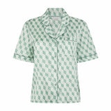 Ted Baker Ladies Satin 2 Piece PJ Set in Green