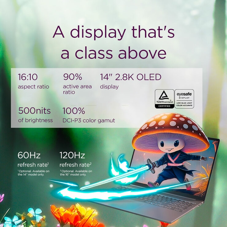 Lenovo IdeaPad Pro 5, Copilot+ PC, AMD Ryzen AI 7, 24GB RAM, 1TB SSD, 14 Inch OLED Laptop, 83JL0012UK