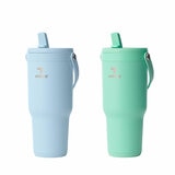 Base Brands Chiller Go Insulated Mug 940ml, 2 Pack in Blue & Green Base Brands Chiller Go Insulated Mug 940ml, 2 Pack in Blue & Green