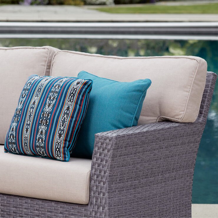 Pacific Casual Westchester 7 Piece Woven Sectional Seating Set Costco UK