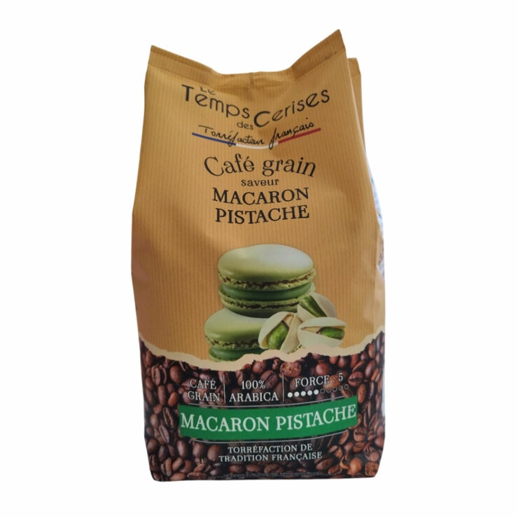 Le Temps Des Cerises Macaron Pistache Coffee Beans, 900g Le Temps Des Cerises Macaron Pistache Coffee Beans, 900g