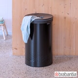 Brabantia Laundry Bin 60L in Matt Black