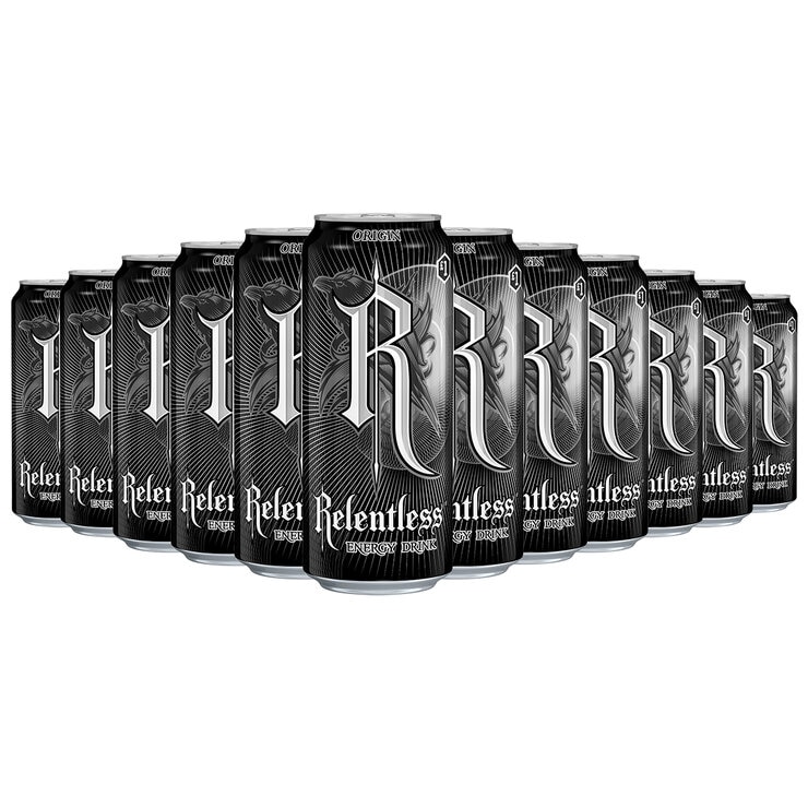 Relentless Origin PMP £1.00, 12 x 500ml Relentless Origin PMP £1.00, 12 x 500ml