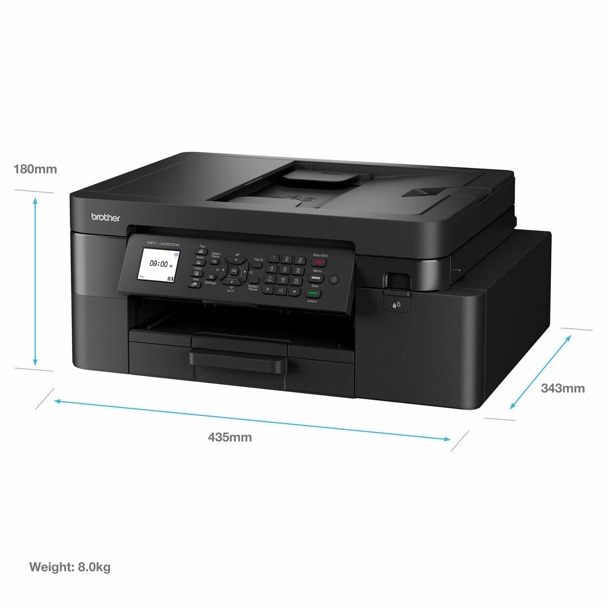 Brother Wireless Inkjet Printer, MFC-J4350DW Brother Wireless Inkjet Printer, MFC-J4350DW