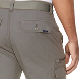 Back image of grey shorts pocket detail