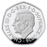 50 Years of Aardman 2026 UK 50p Silver Proof Colour Coin 50 Years of Aardman 2026 UK 50p Silver Proof Colour Coin