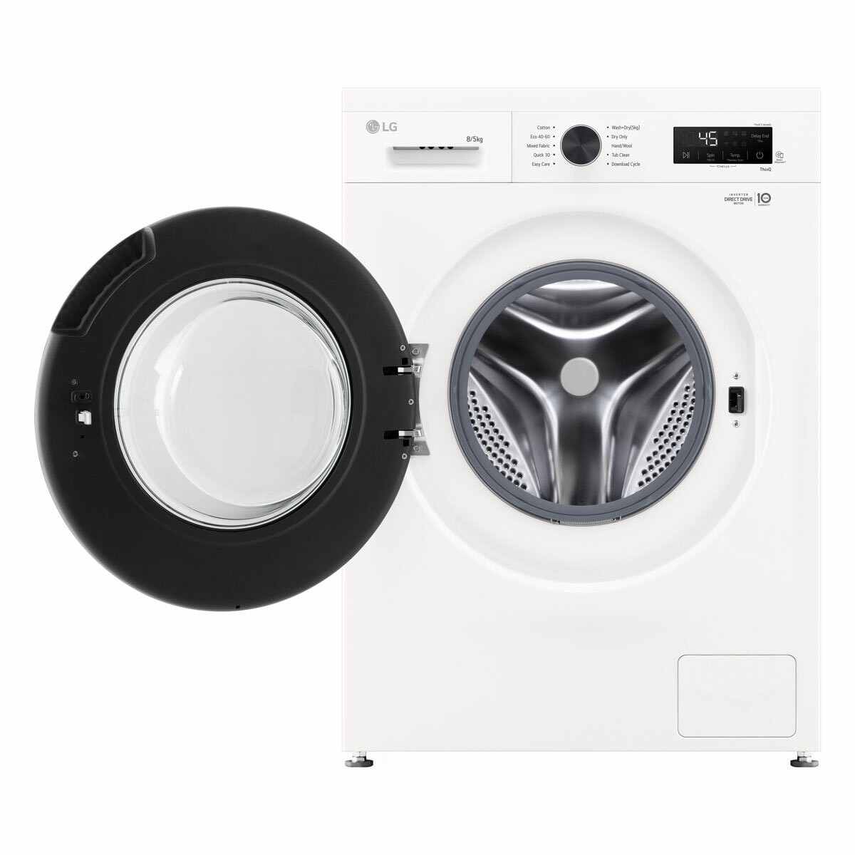 LG W4X1085NWK 8/5kg, Washer Dryer, E Rated in White LG W4X1085NWK 8/5kg, Washer Dryer, E Rated in White