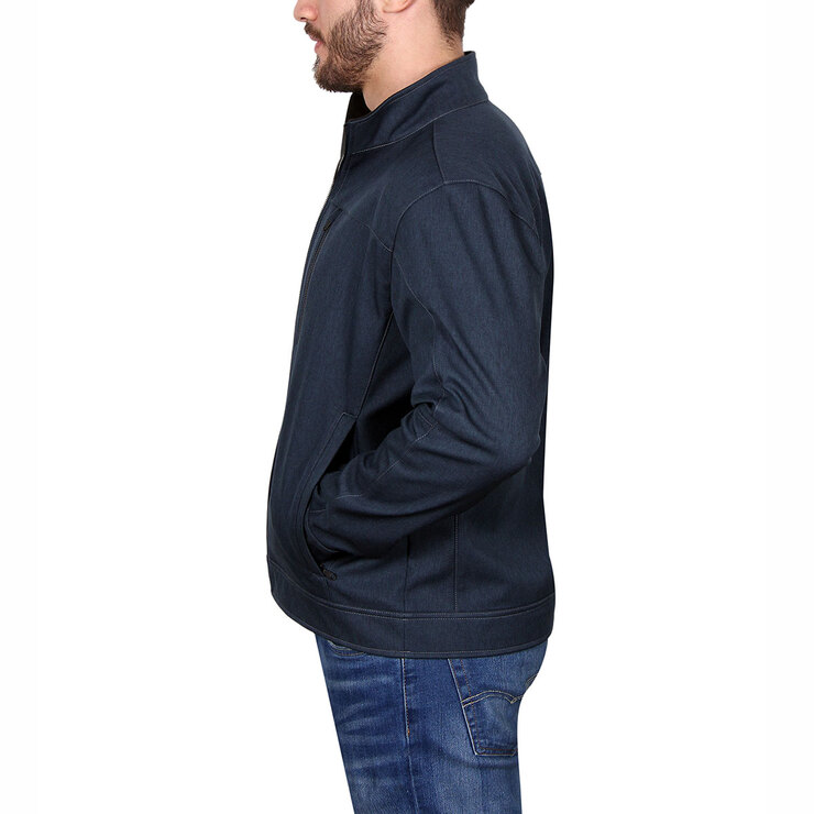 Kirkland Signature Men's Softshell Jacket in Blue | Costco UK