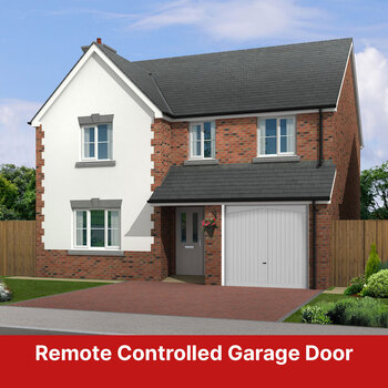 Cardale Gatcombe Single Garage Door Retractable with Motor and Installation in 3 Colours 