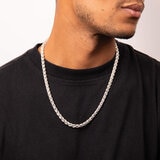 Fred Bennett Sterling Silver Heavyweight Spiga Link Chain Necklace