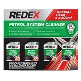 Redex Petrol System Cleaner, 500ml, Pack of 4