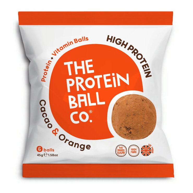 The Protein Ball Co. Cocoa & Orange, 20 x 45g The Protein Ball Co. Cocoa & Orange, 20 x 45g