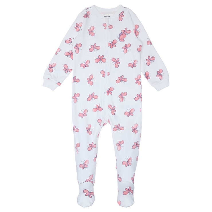 Pekkle Infant 2 Pack Sleeper in Butterfly, 12 Months