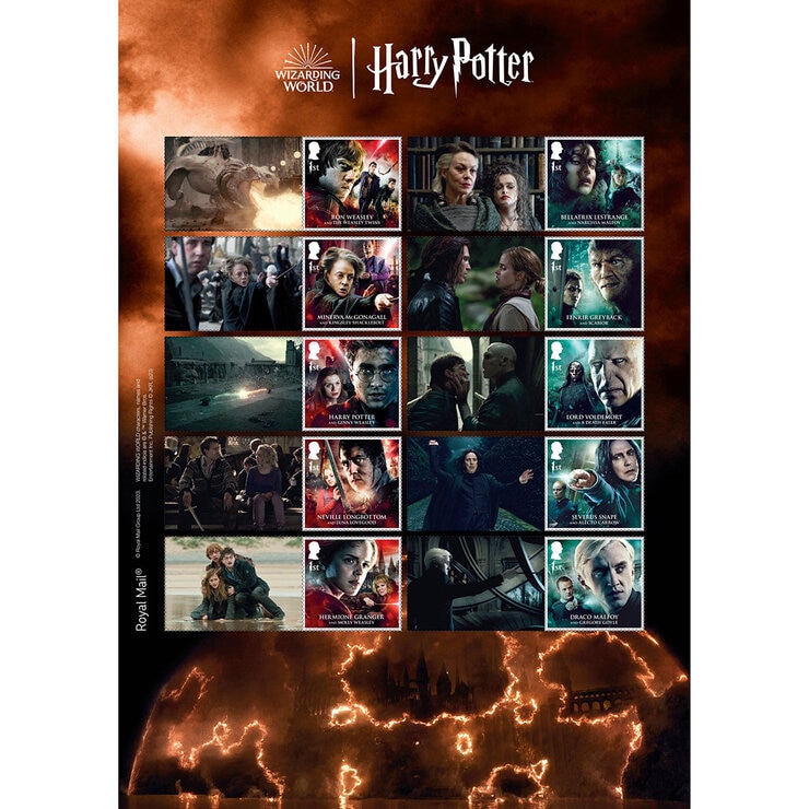 Official Harry Potter 2023 Framed Collectors Sheet , By Royal Mail