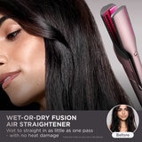 Lifestyle image of Shark FlexFusion 4 in 1 Air Styler used on a model before and after