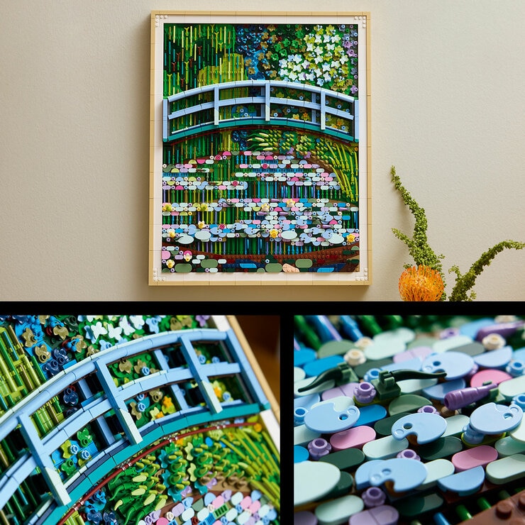 LEGO Art Claude Monet - Bridge over a Pond of Water Lilies - Model 31220 (18+ Years)