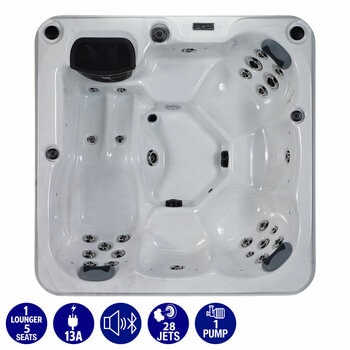 The Wellness Co Relax 2 28-Jet 6 Person Hot Tub - Delivered and Installed