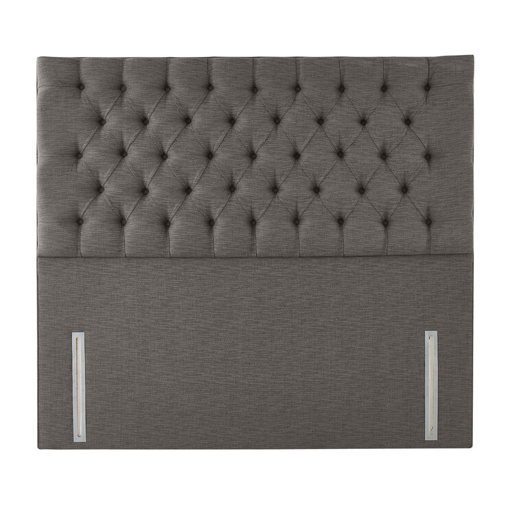Pocket Spring Bed Company Ravello Light Grey Fabric Headboard in 3 Sizes Pocket Spring Bed Company Ravello Light Grey Fabric Headboard in 3 Sizes