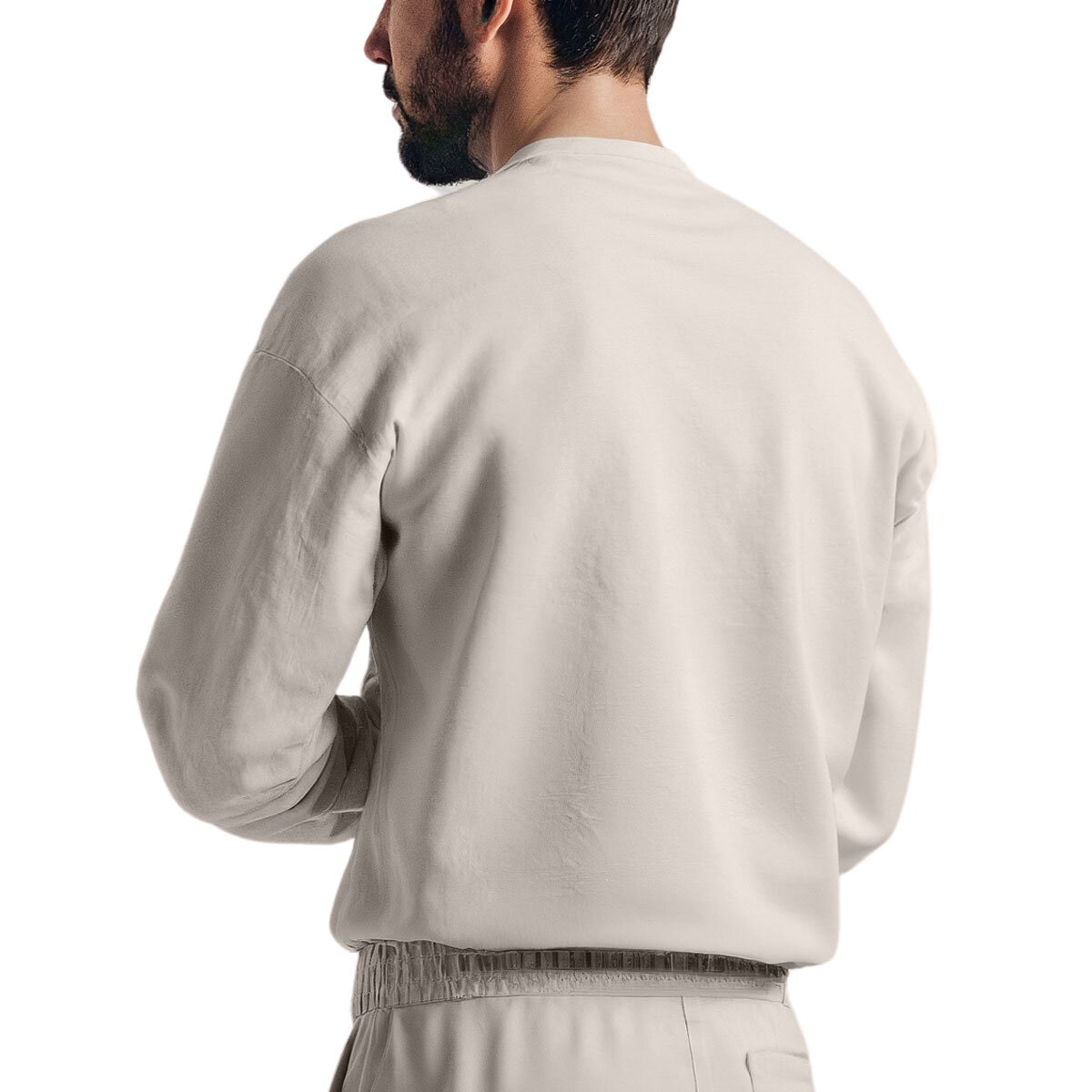 Aeropostale Men's Crew Neck Sweater in White