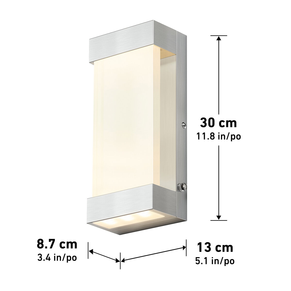 Artika Glacier Integrated LED Outdoor Indoor Wall Light...