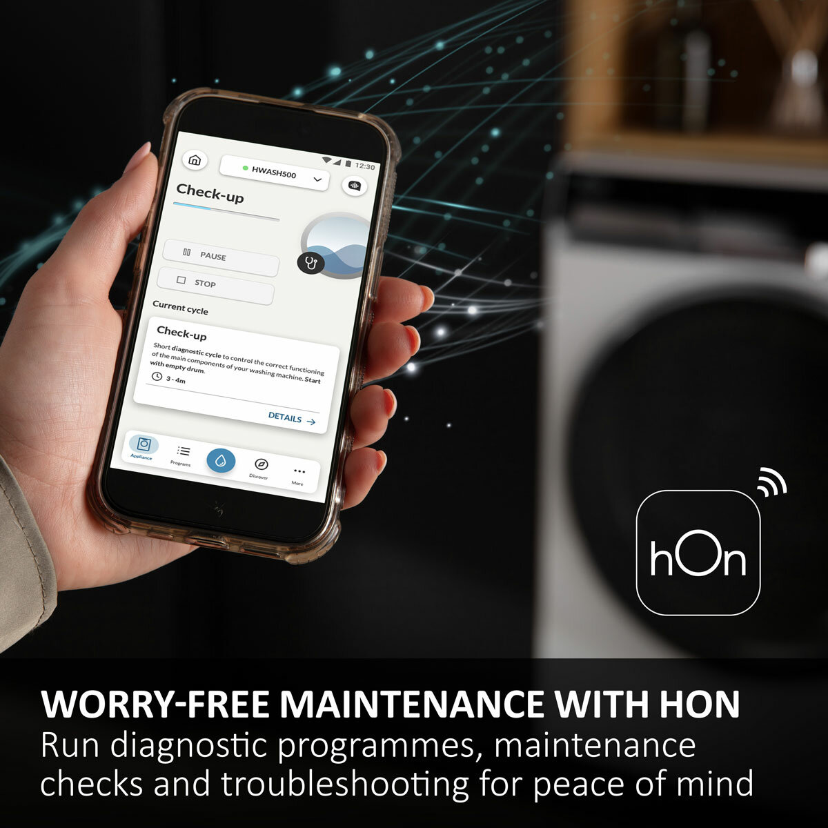 Haier, HD100-C367U1-UK, 10kg Heat Pump Tumble Dryer, A++ Rated in White