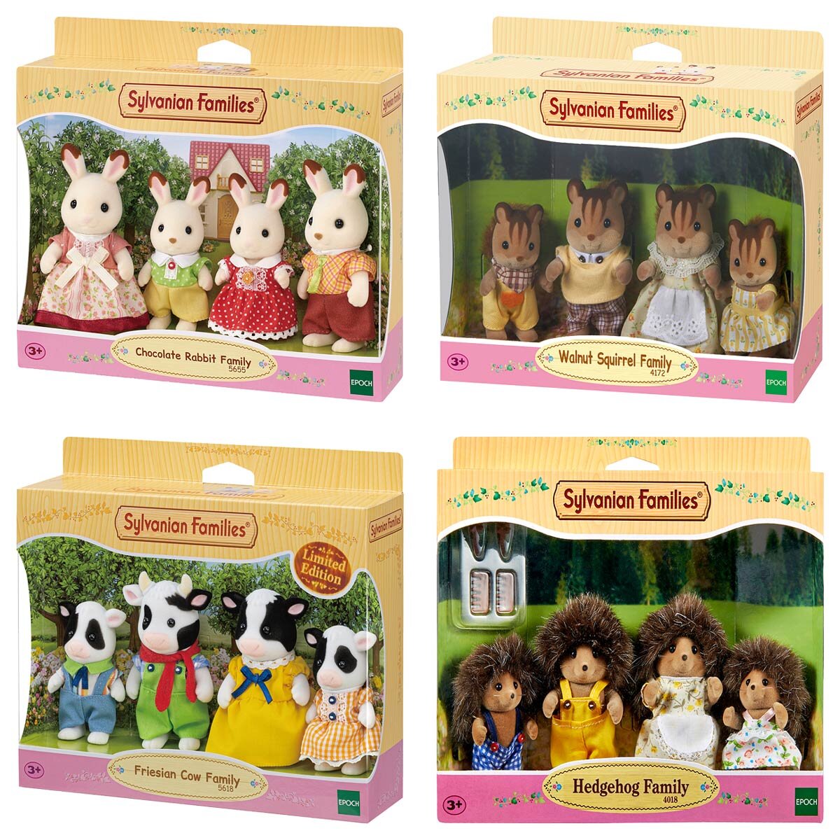 Sylvanian Families Assorted Family 4 Pack (3+ Years) | Co