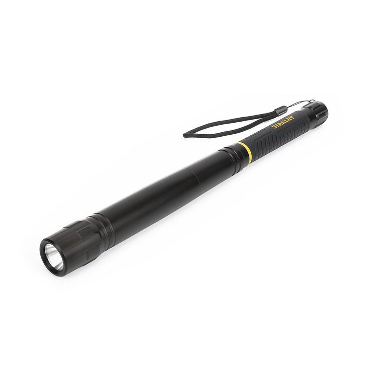 stanley non slip 350 lumen 41cm aluminium torch model 65397