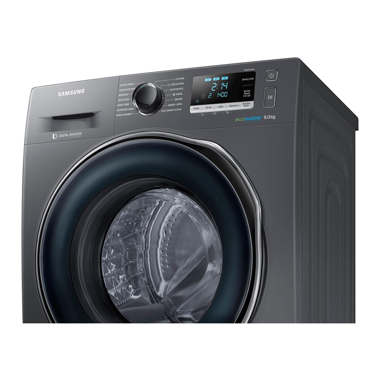 Samsung WW90J6410CX/EU, 9kg, 1400rpm EcoBubble Washing Machine A