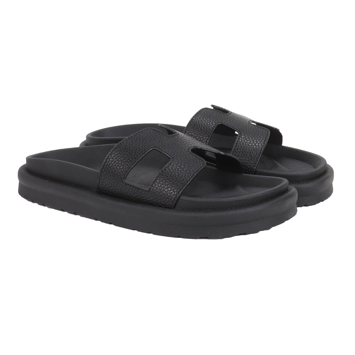 Pajar Ladies Leather Sandal in Black