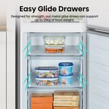 Hisense RB395N4BCE Fridge Freezer, E Rated in Stainless Steel