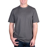 Kirkland Signature Men's Pima Cotton Slub Tee in Grey