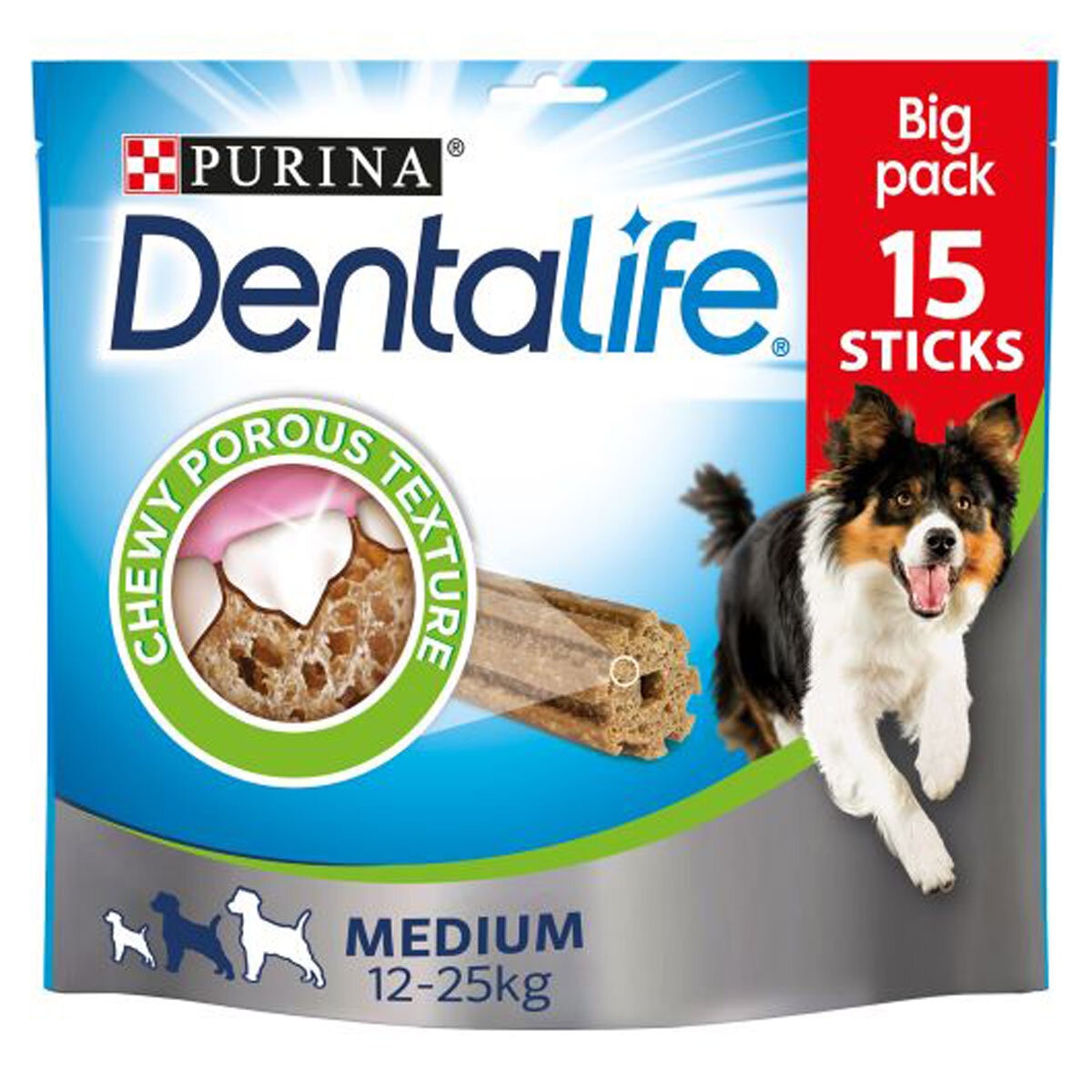 Dentalife Medium Dog Dental Chew, 3 x 345g