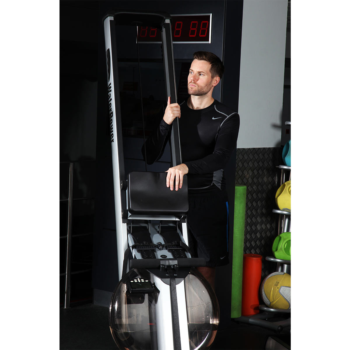 Installed WaterRower M1 HiRise Rowing Machine with Starter Kit Costco UK