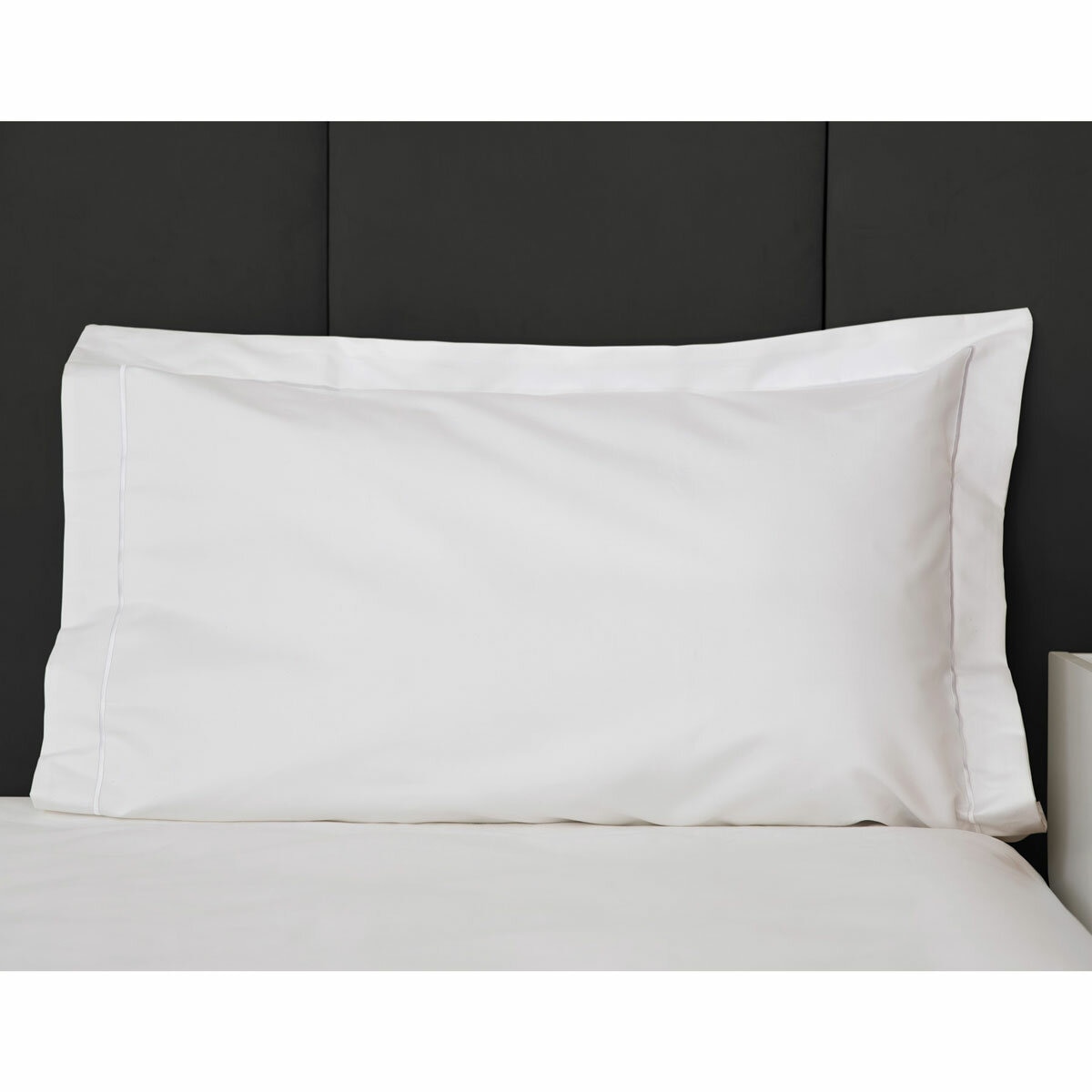 1200 thread count cotton white housewife pillowcase pair