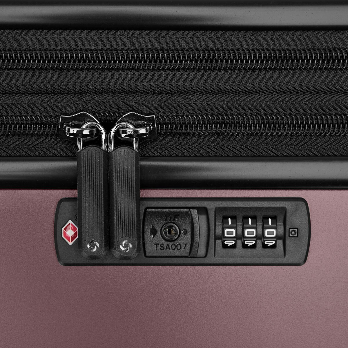 Samsonite Precision DLX 2-piece Hardside Expandable Spinner Luggage Set in Plum Samsonite Precision DLX 2-piece Hardside Expandable Spinner Luggage Set in Plum