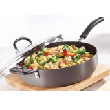 Tefal Hard Anodised Aluminium Deep Saute Pan, 30cm