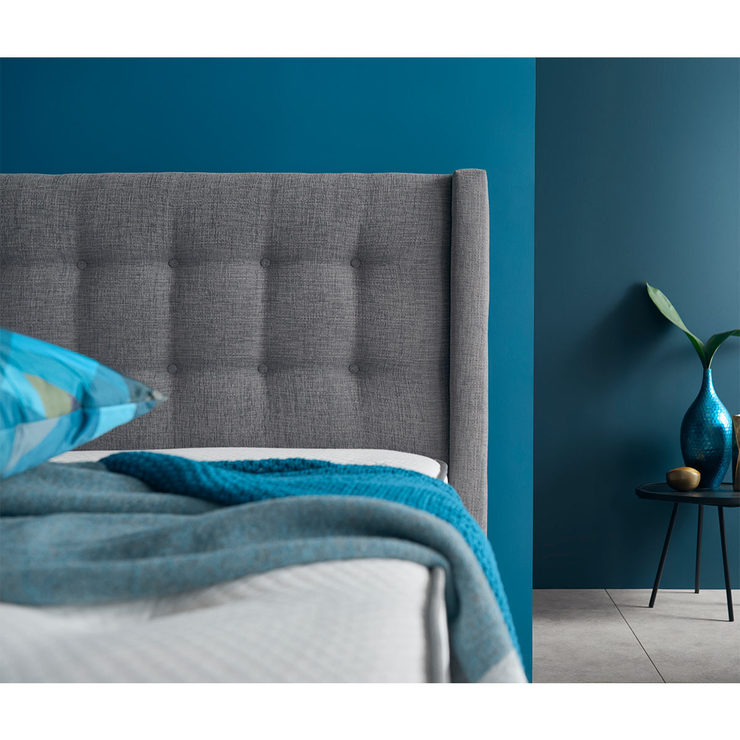 Silentnight Continental Divan Base with Bloomsbury Headboard in 4 Colours & 3 Sizes