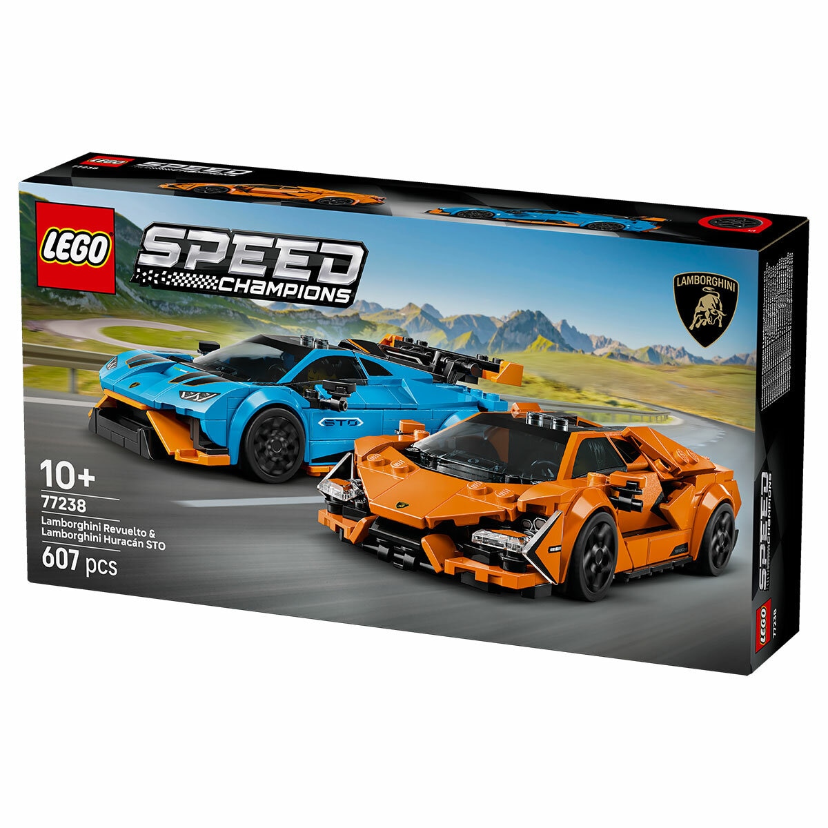 LEGO Speed Champions Lamborghini Revuelto & Huracán STO - Model 77238 (10+ Years)