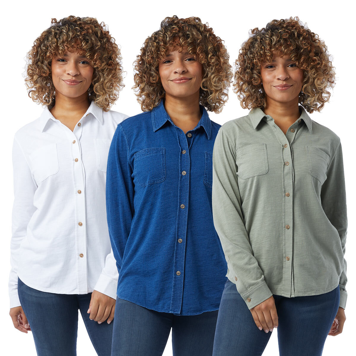 32 Degrees Stretch Cotton Shirt in 3 Colours & 4 Sizes