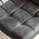 Gallery Darwin Grey Faux Leather Dining Chair, 2 Pack