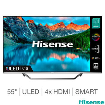Hisense H55U7QFTUK 55 Inch ULED 4K Ultra HD Smart TV