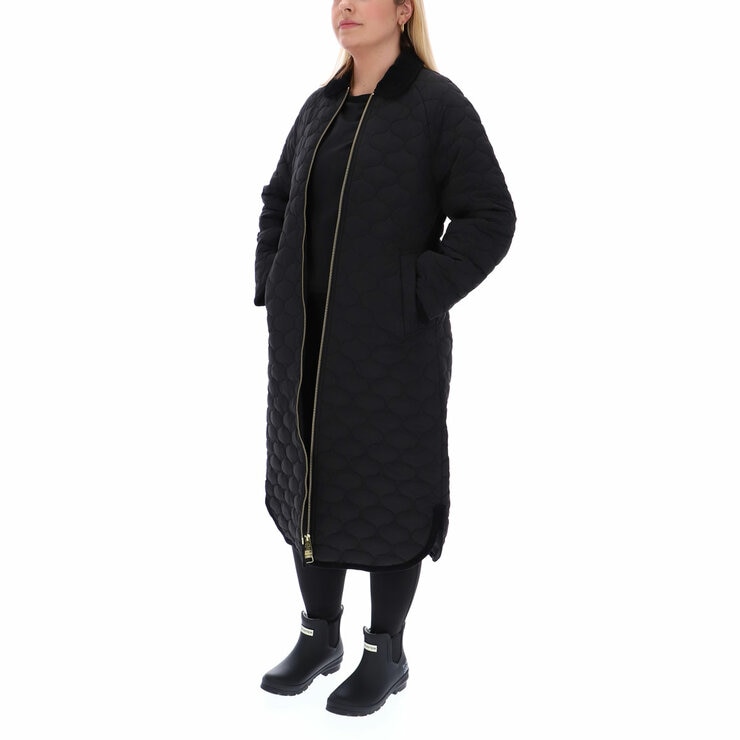 Hunter Women's Quilted Coat in Black